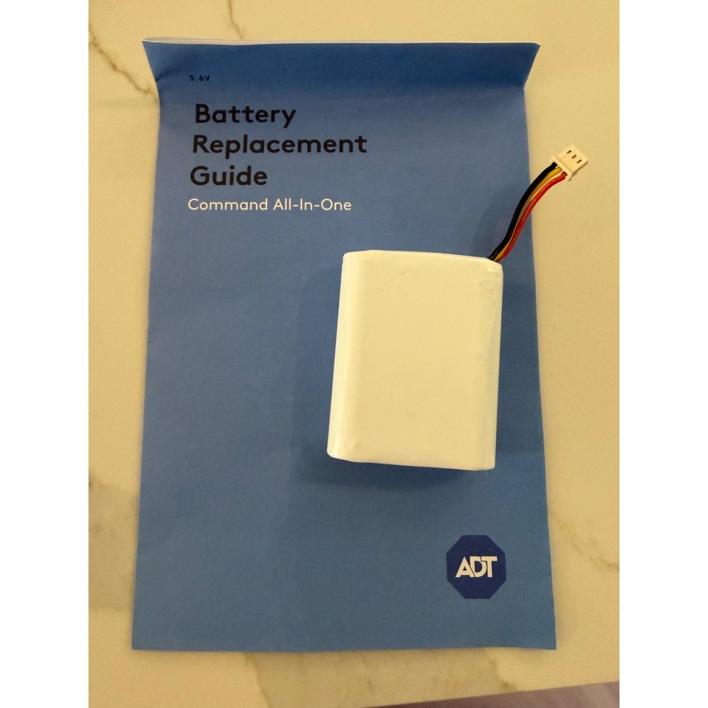 ADT Command All-In-One Battery Replacement 300-10186 3.6V 7500mAh Li-ion Pack